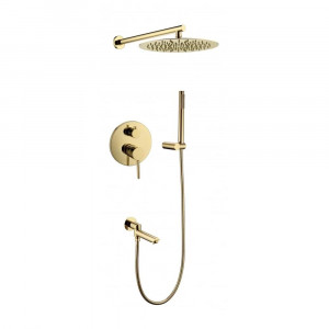Душевая система встраиваемая Grocenberg GB5099GO-1 золото