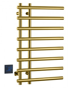 Полотенцесушитель электрический Boheme круглый сухой GOLD 500x118x800 мм (722-G)