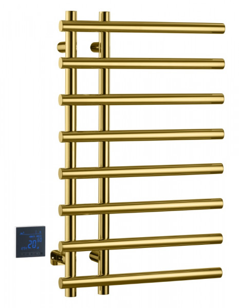 Полотенцесушитель электрический Boheme круглый сухой GOLD 500x118x800 мм (722-G)