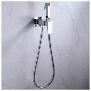 Гигиенический душ со смесителем встраиваемый Grocenberg GB002CR хром