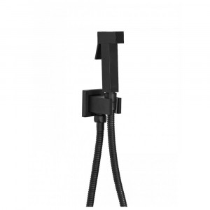 Гигиенический душ со смесителем встраиваемый Hansberge H3070BL черный