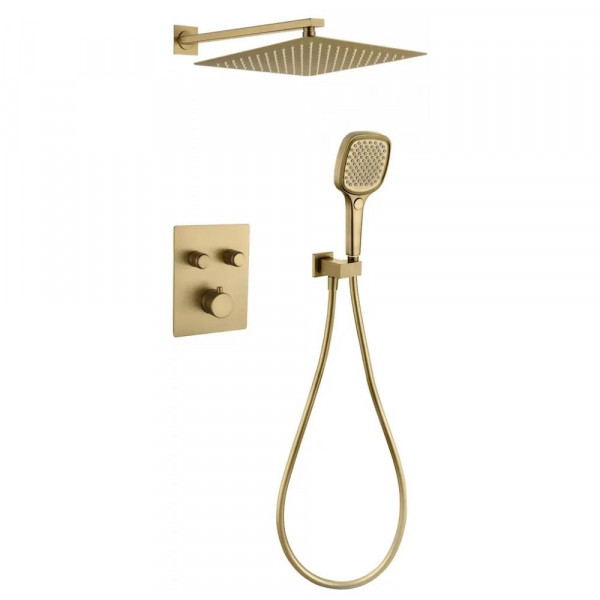 Душевая система встраиваемая без излива Grocenberg GB5040MG матовое золото