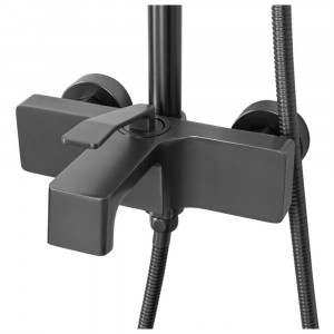 Душевая система Hansberge H5065BG Оружейная сталь