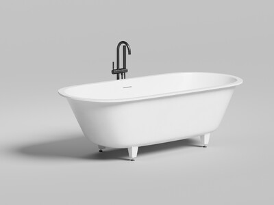 Ванна из искусственного камня Salini ORNELLA AXIS KIT 180x80