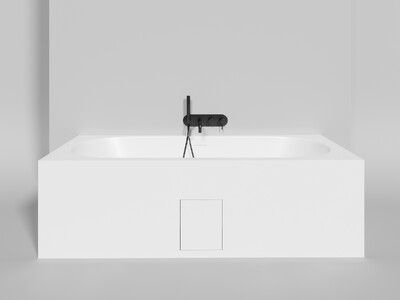 Ванна из искусственного камня Salini ORNELLA AXIS KIT 180x80