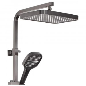 Душевая система Hansberge H5070BG Оружейная сталь