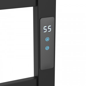 Электрический полотенцесушитель Roxen Plaza 11040-5079B черный матовый 50 х 79