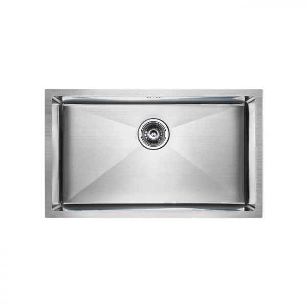 Кухонная мойка Paulmark GERBERG 74 UNI PM257444-BS брашированная нержавеющая сталь 74х44 см