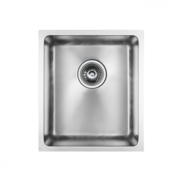 Кухонная мойка Paulmark VISTA PM94438-BS брашированная нержавеющая сталь 38х44см