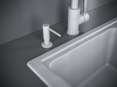 Дозатор для жидкого мыла Paulmark DECUS D004-GR серый