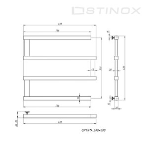 Полотенцесушитель Stinox Optima Сатин