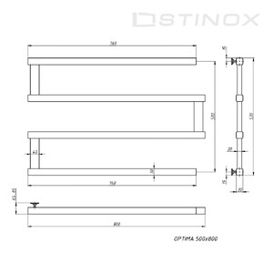 Полотенцесушитель Stinox Optima Сатин
