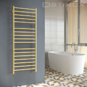 Полотенцесушитель Stinox Toscana luxe Матовое золото