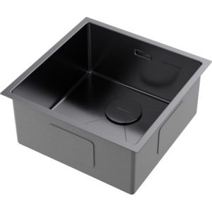 Кухонная мойка Omoikiri Taki 44-U/IF-GM вороненая сталь 44х44