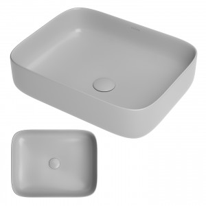 Умывальник Roxen Pure 570050-GR 49х38,5 серый