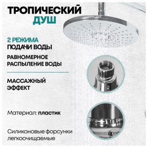 Душевая система Grocenberg GB7009CR хром