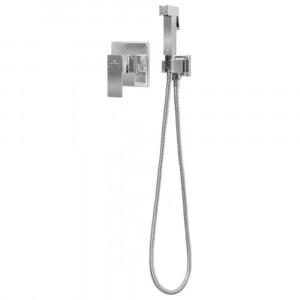 Гигиенический душ со смесителем встраиваемый Grocenberg GB1001CR хром