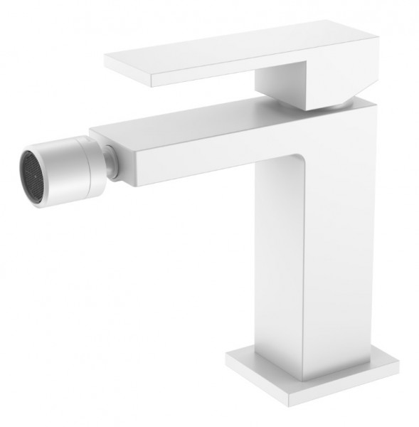 Смеситель для биде Boheme Qubic Matt White 476-MW белый