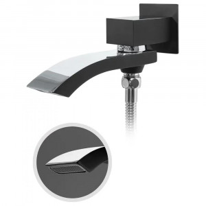 Душевая система встраиваемая Hansberge H6077BC черный/хром