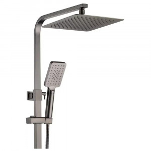 Душевая система Grocenberg GB7007-1BG Оружейная сталь