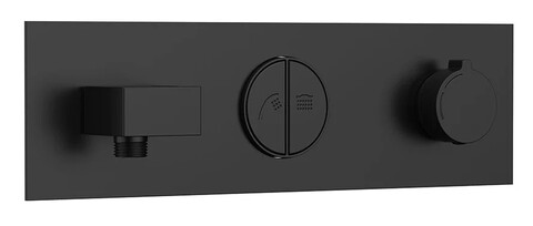 Душевая система Vincea VSFW-422T1MB скрытого монтажа черный матовый