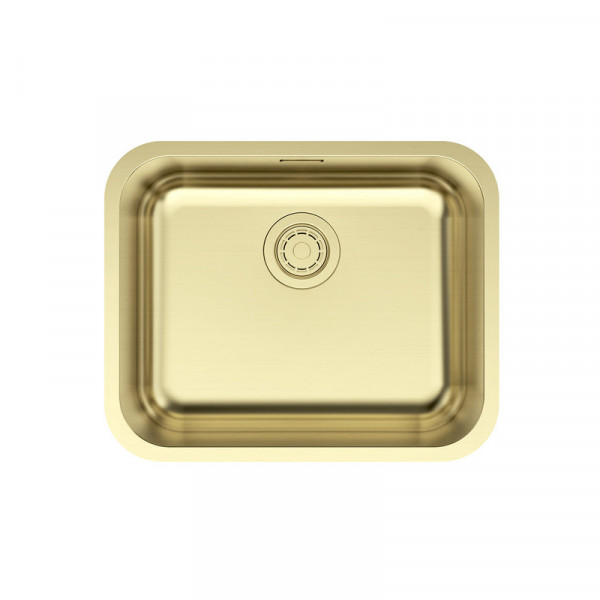 Кухонная мойка Paulmark VELLO 53 UNI VE53-LG светлое золото 53х43 см