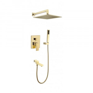 Душевая система встраиваемая Grocenberg GB5089GO-1 золото