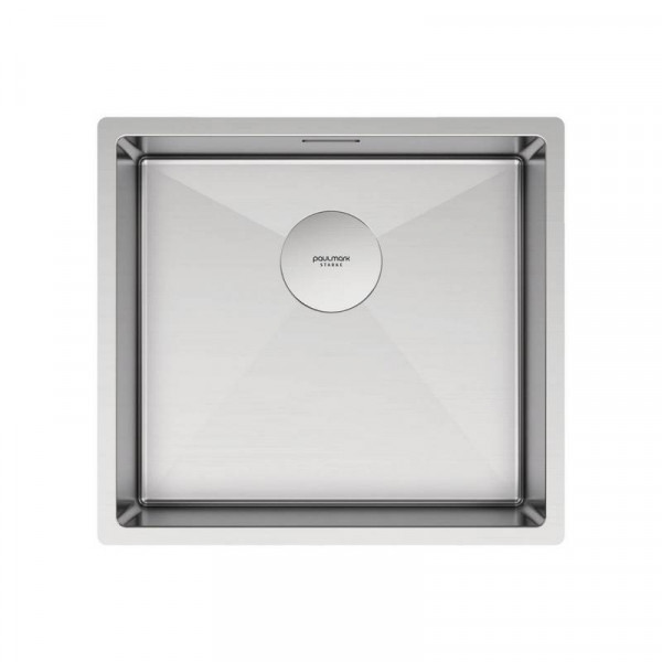 Кухонная мойка Paulmark NEXT 48 UNI PM214844-BS брашированная нержавеющая сталь 48х44см
