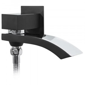 Душевая система встраиваемая Hansberge H6077BC черный/хром