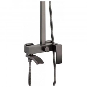 Душевая система Grocenberg GB7007-1BG Оружейная сталь