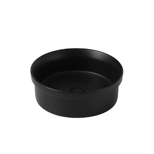 Раковина накладная ABBER Bequem AC2103MB черная матовая 40х40