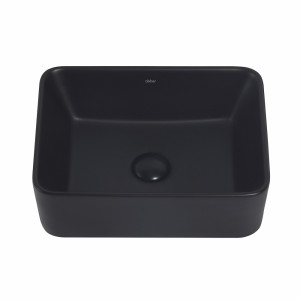 Раковина накладная ABBER Rechteck AC2213MB черная матовая 40,5х30