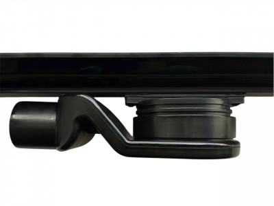 Душевой трап Roxen Razor Gun Metal 910100GM подрезной 30-80 см оружейная сталь