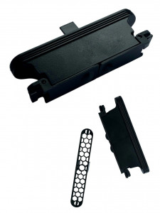 Душевой трап Roxen Razor Gun Metal 910100GM подрезной 30-80 см оружейная сталь