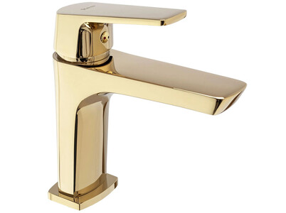 Смеситель для умывальника Rea Rusel Gold B2033