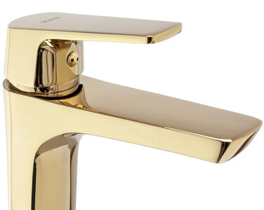 Смеситель для умывальника Rea Rusel Gold B2033
