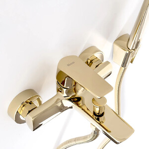 Смеситель для ванны Rea Rusel Gold B2034