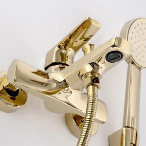 Смеситель для ванны Rea Rusel Gold B2034