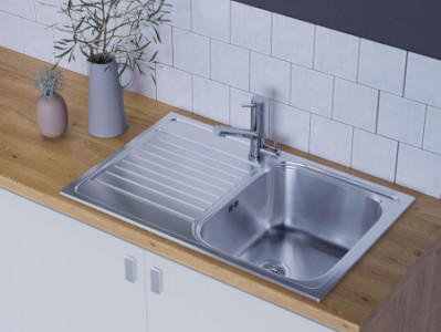 Кухонная мойка Omoikiri Kashiogawa 86-IN нержавеющая сталь 86х50