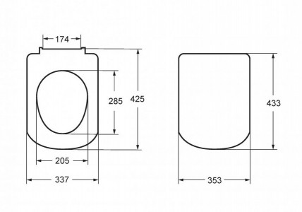 Сиденье для унитаза Roca The Gap микролифт ZRU9307682