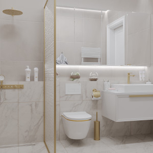 Подвесной унитаз Roxen Antares Gold 530110-01G Rimless Soft Close