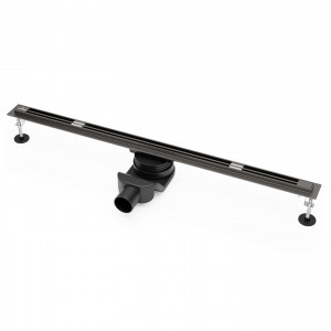 Душевой трап двусторонний Roxen Slim GunMetal 91060-120GM 120 см оружейная сталь