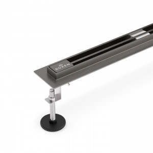 Душевой трап двусторонний Roxen Slim GunMetal 91060-120GM 120 см оружейная сталь