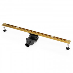 Душевой трап двусторонний Roxen Slim Gold 91060-60GB 60 см матовое золото