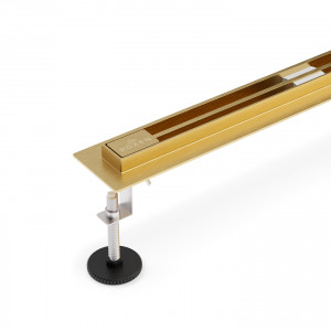 Душевой трап двусторонний Roxen Slim Gold 91060-60GB 60 см матовое золото