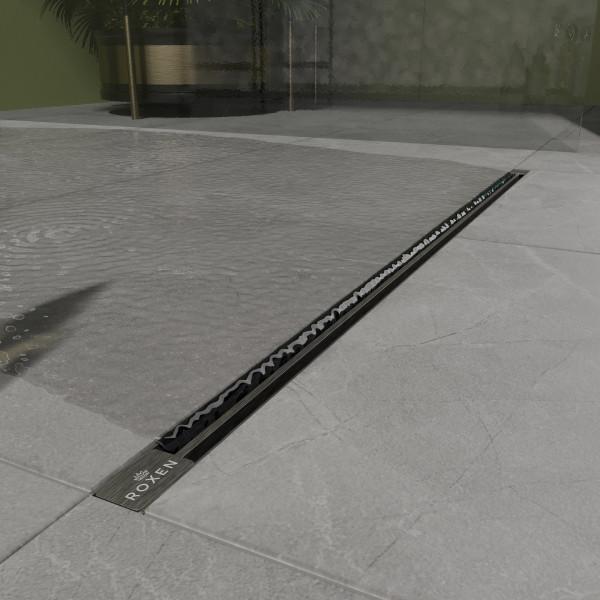 Душевой трап двусторонний Roxen Slim 91060-120 120 см сатин