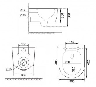 Комплект 6 в 1 Roxen StounFix Dual Fresh 968211 (состоит из: 710200, Caspia 410280B, 530200-01)