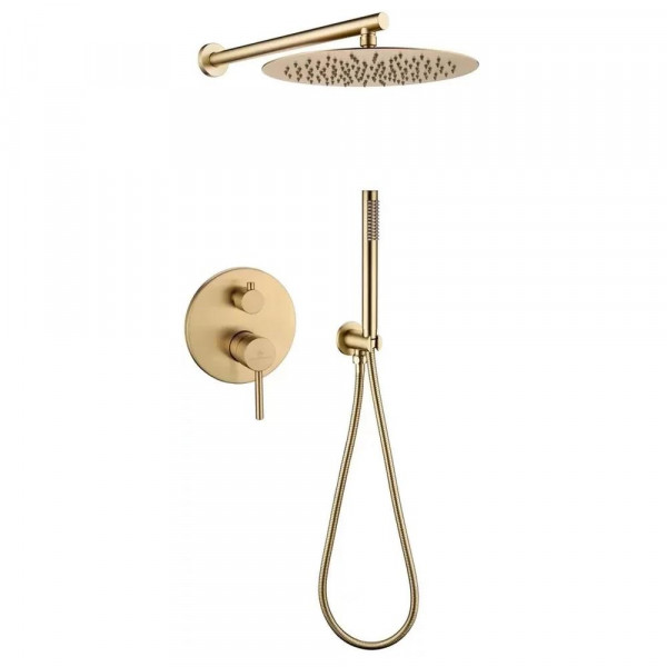 Душевая система встраиваемая без излива Grocenberg GB5099MG-3 матовое золото