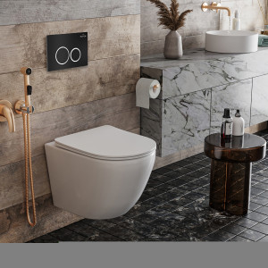 Кнопка для инсталляции Roxen Santi 410260B черный