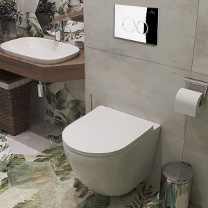 Кнопка для инсталляции Roxen Santi 410260CH хром